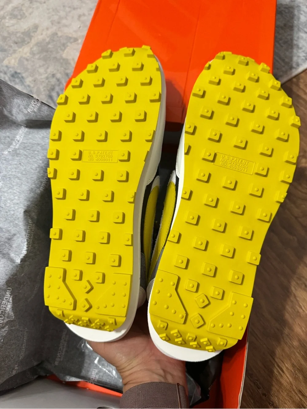 Nike LDWaffle / SU Box Label - Black & Bright Citron